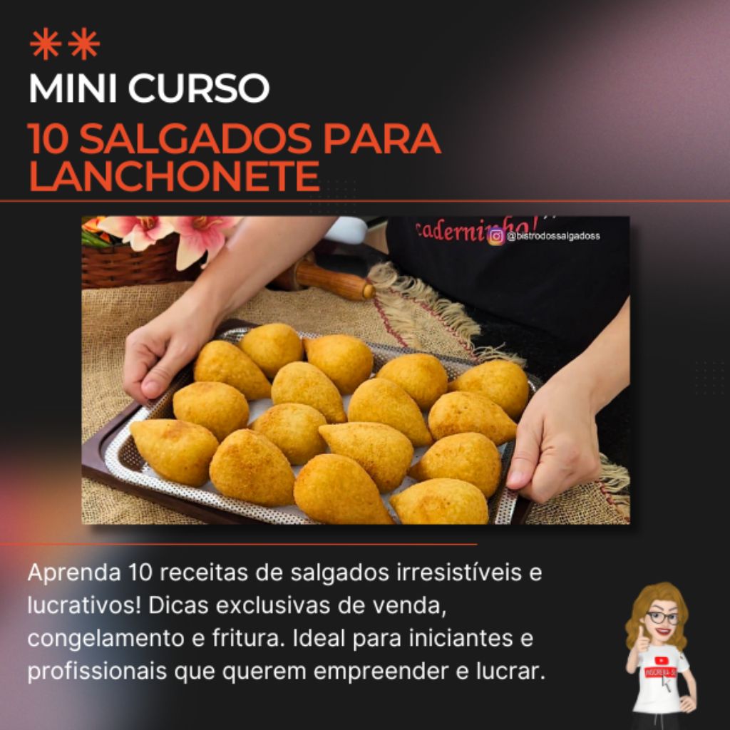 Salgados de lanchonete